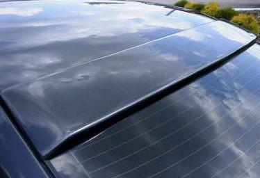 C124 COUPE REAR WINDOW VISOR