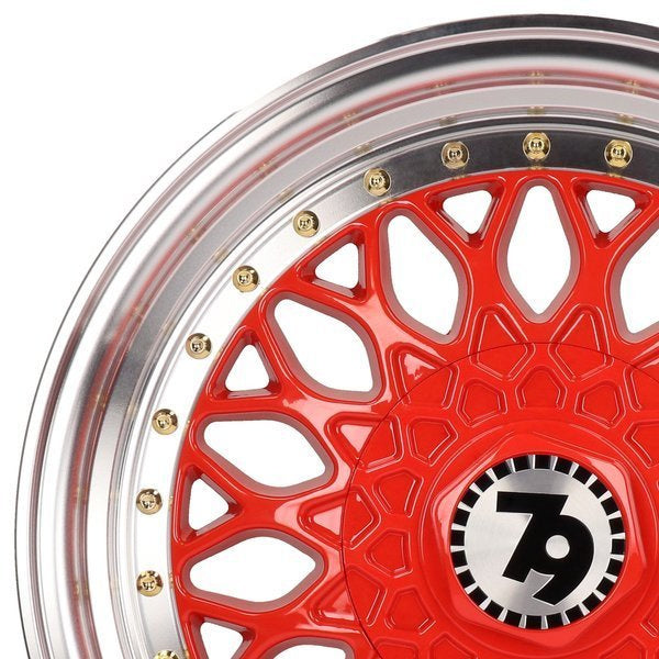 17" SEVENTY9 SV-E RED WHEELS – 4x 7.5Jx17 5x112/5x120