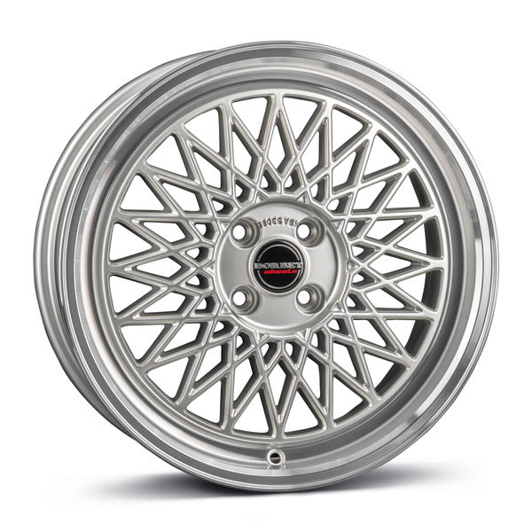 17" BORBET B – WHEELS 4x 7Jx17 4x100 SILVER