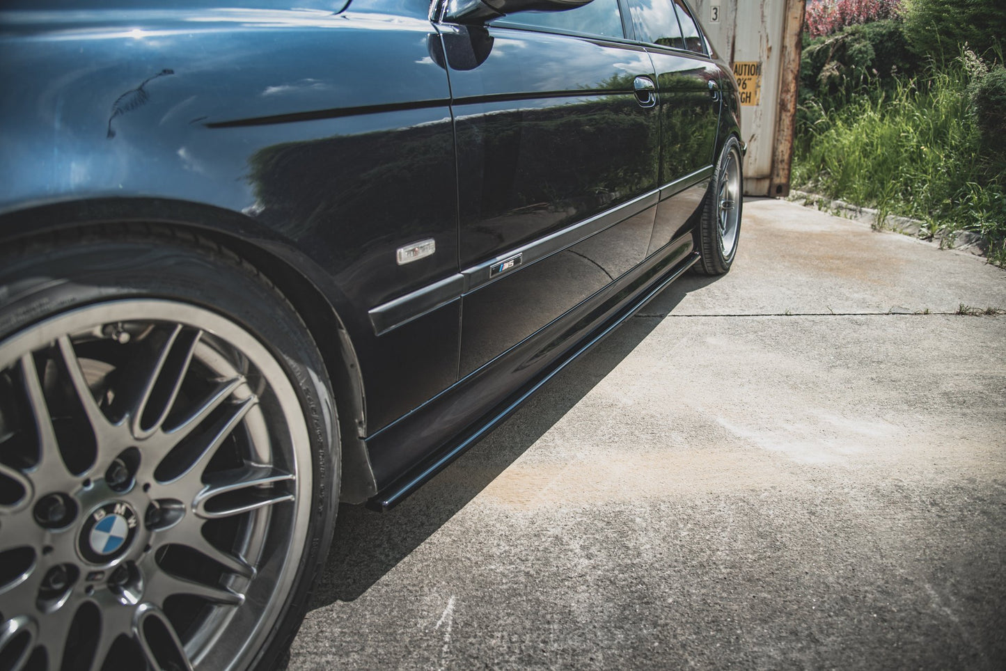 BMW E39 M-SPORT SIDE SKIRT SPLITTERS ABS