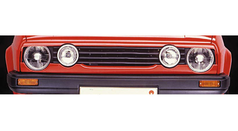 VW GOLF II LOWER SINGLE EYEBROW DOUBLE HEADLIGHTS