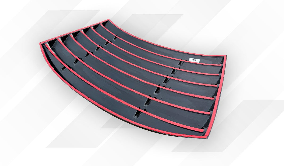 W124 SEDAN REAR WINDOW LOUVER ABS