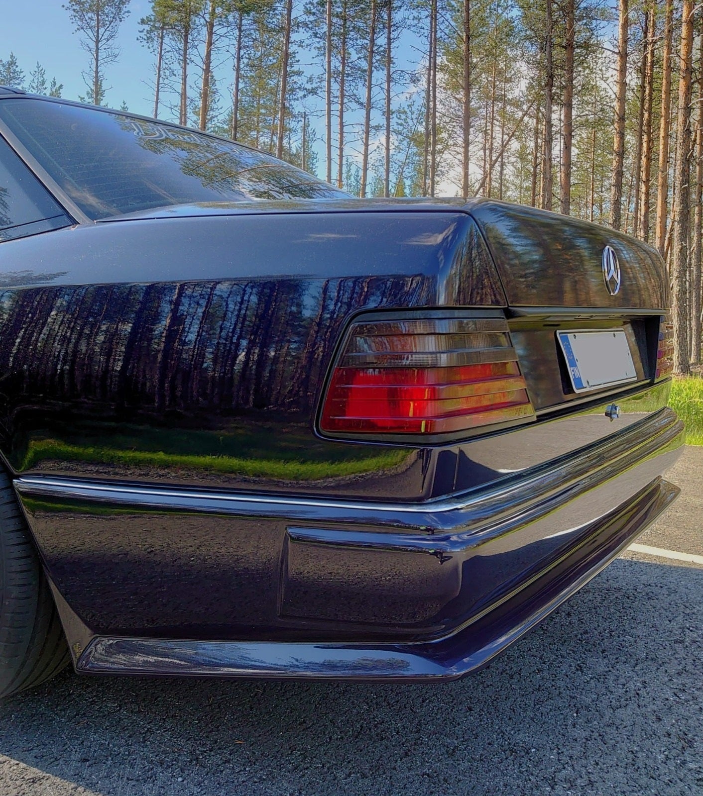 W124/C124 SEDAN/COUPE GEN 1 REAR BUMPER