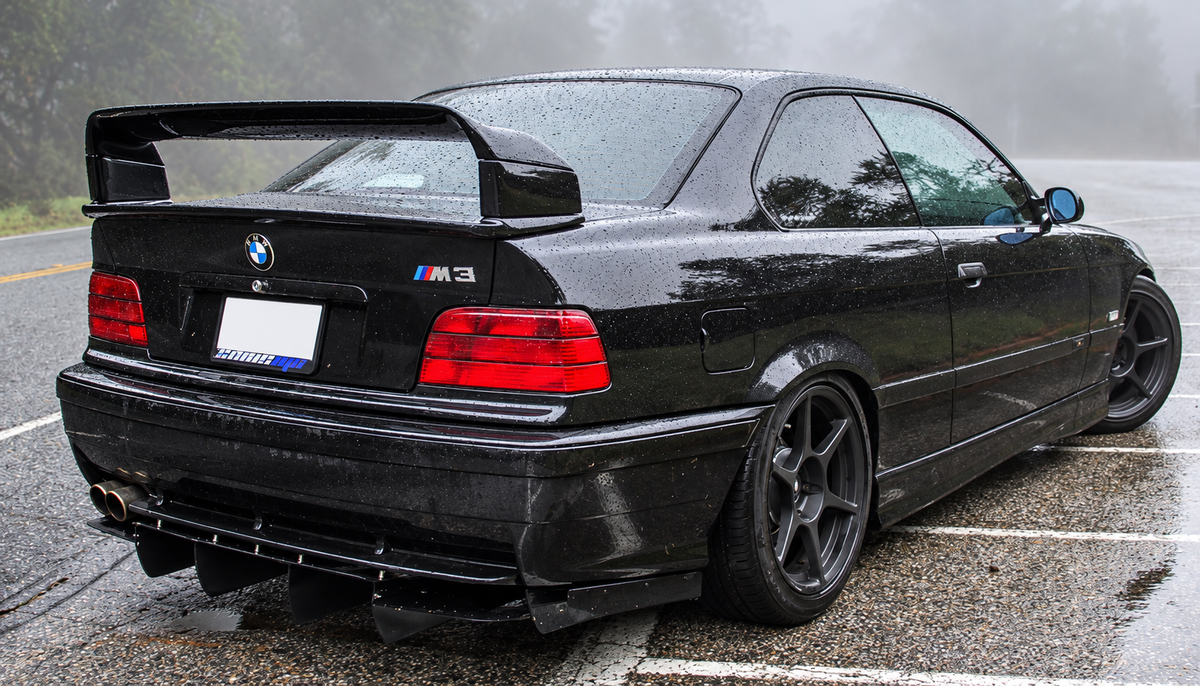 BMW E36 COUPE LTW STYLE REAR SPOILER HIGHER