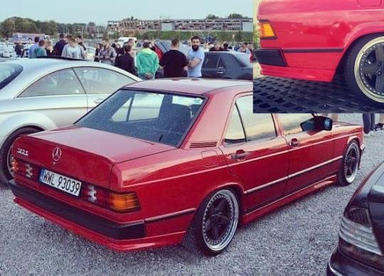 W201 KAMEI STYLE REAR ADD-ON