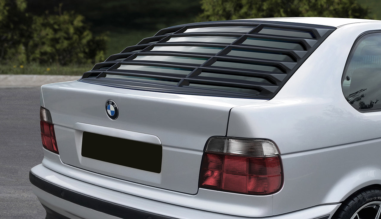 BMW E36 COMPACT REAR WINDOW LOUVER ABS