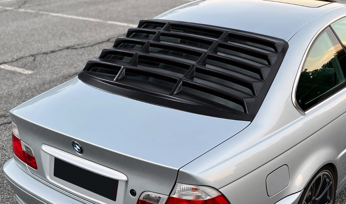 E46 COUPE REAR WINDOW LOUVER ABS