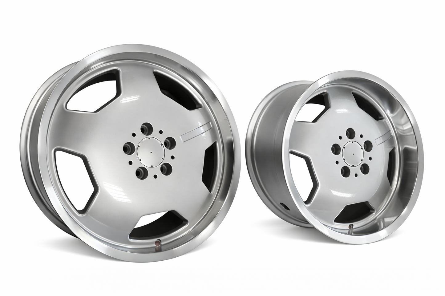 18" AERO II MONOBLOCK STYLE (WITH STICKERS) – F: 8J ET35 / R: 9J ET35 – 5x112