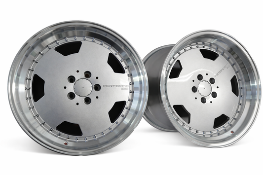 19" AERO III STYLE (PERFORMA 25) – F: 8.5J ET30 / R: 10J ET25 – 5x112