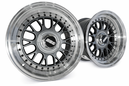 15" BBS LAREDO LM STYLE WHEELS – 4x 8J – 4x100 / 4x108