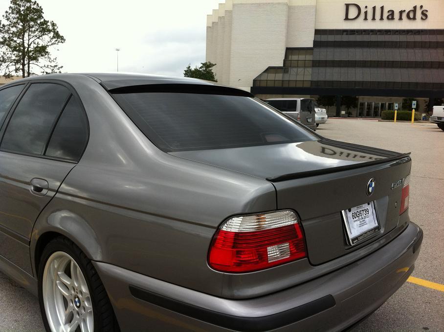 BMW E39 M5 STYLE REAR SPOILER LIP ABS