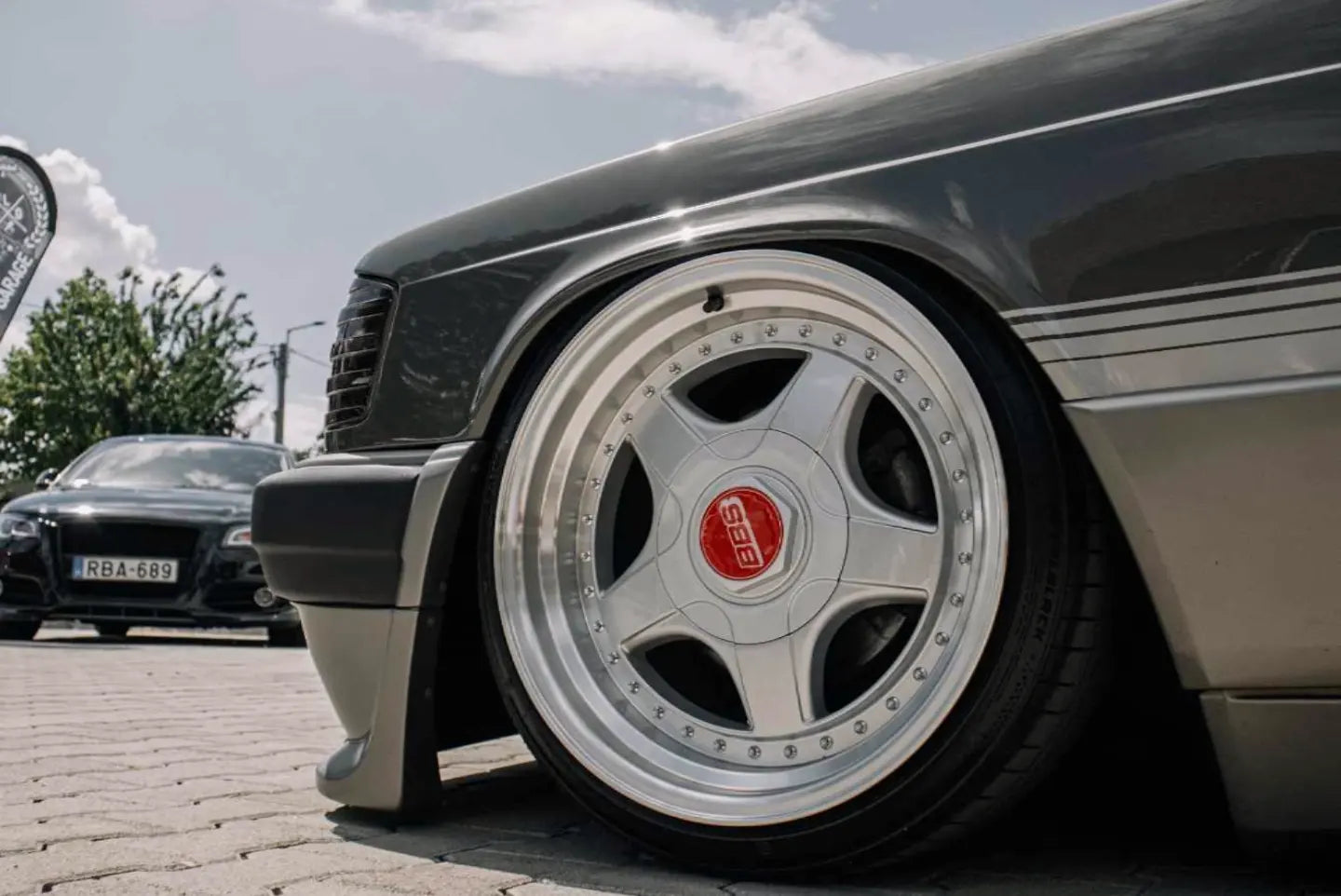 17" BBS RF STYLE WHEELS 5X112/5X120