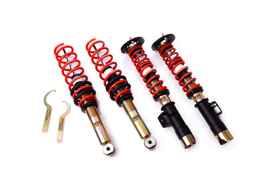 MTS Technik Street and INOX coilovers for BMW E34 with 55 mm front struts