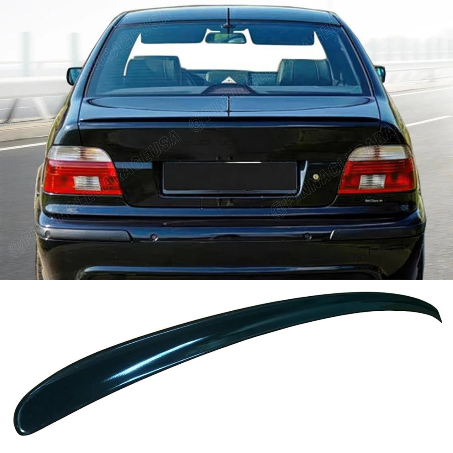 BMW E39 M5 STYLE REAR SPOILER LIP ABS