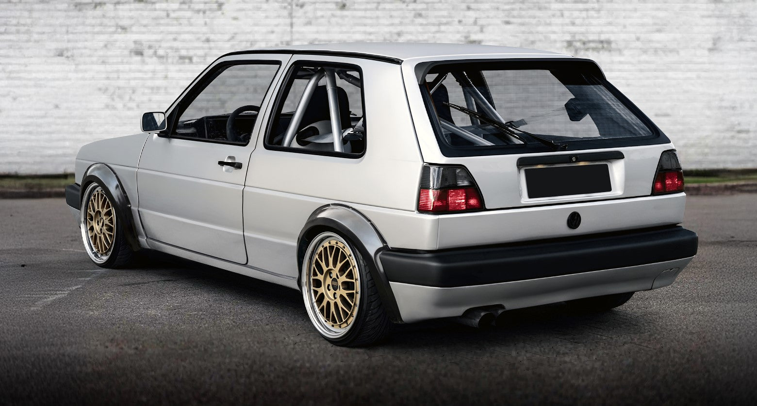 GOLF II FENDER FLARES (WHEEL ARCH EXTENSIONS) ABS PLASTIC