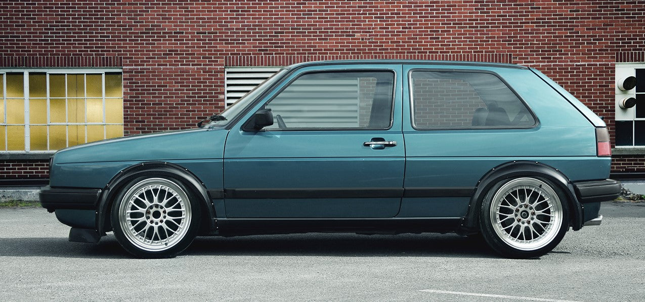 GOLF II FENDER FLARES (WHEEL ARCH EXTENSIONS) ABS PLASTIC