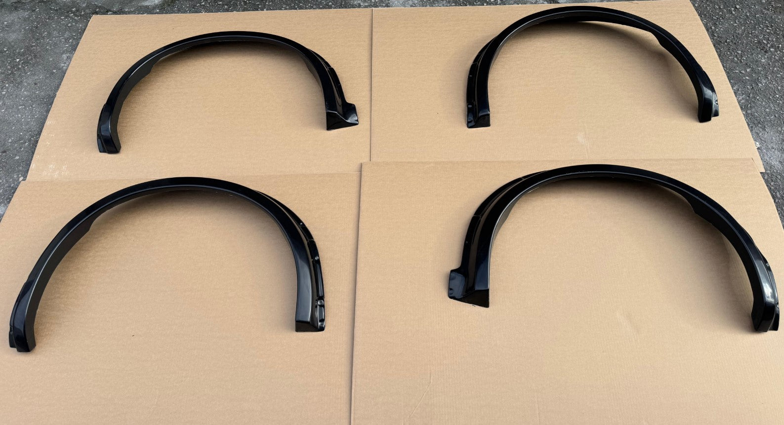 JETTA II FENDER FLARES (WHEEL ARCH EXTENSIONS) ABS PLASTIC