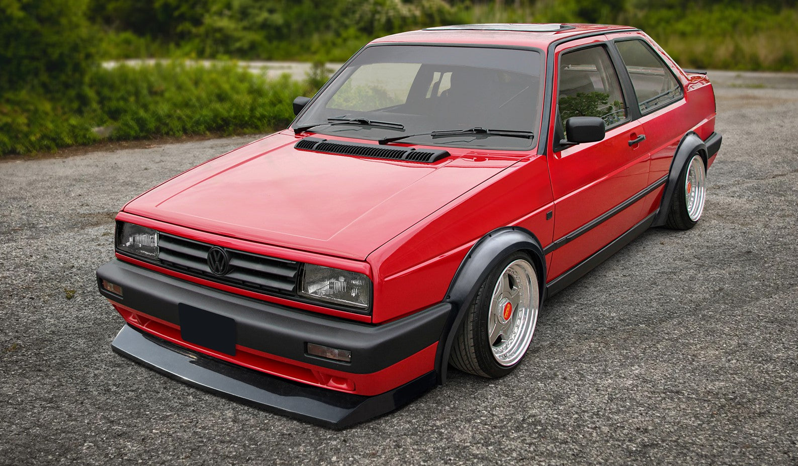 JETTA II FRONT SPLITTER ABS PLASTIC