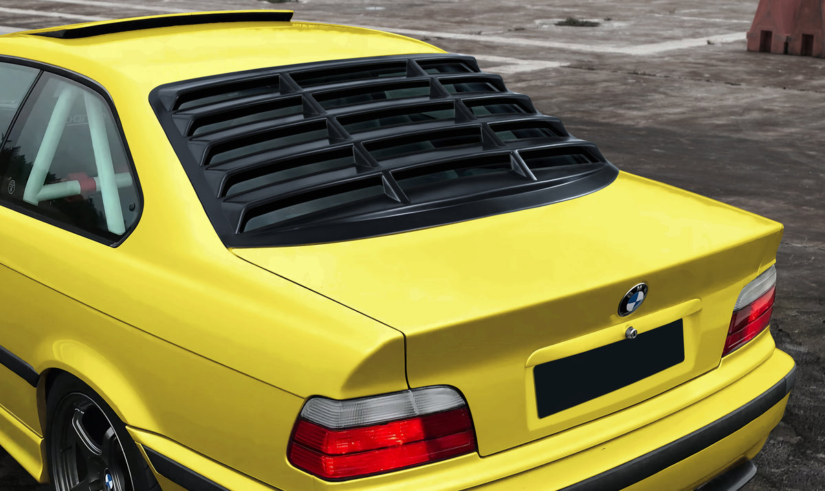 BMW E36 COUPE REAR WINDOW LOUVER ABS