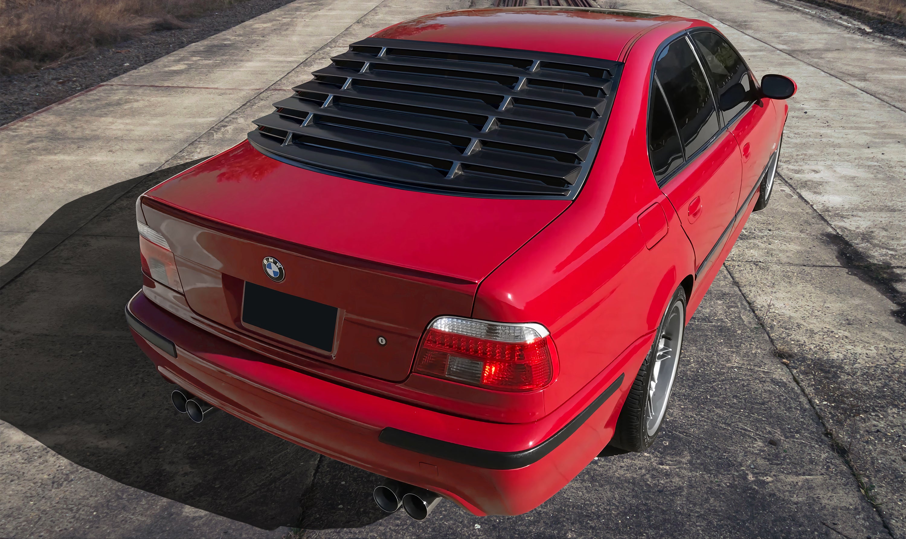 BMW E39 REAR WINDOW LOUVER ABS