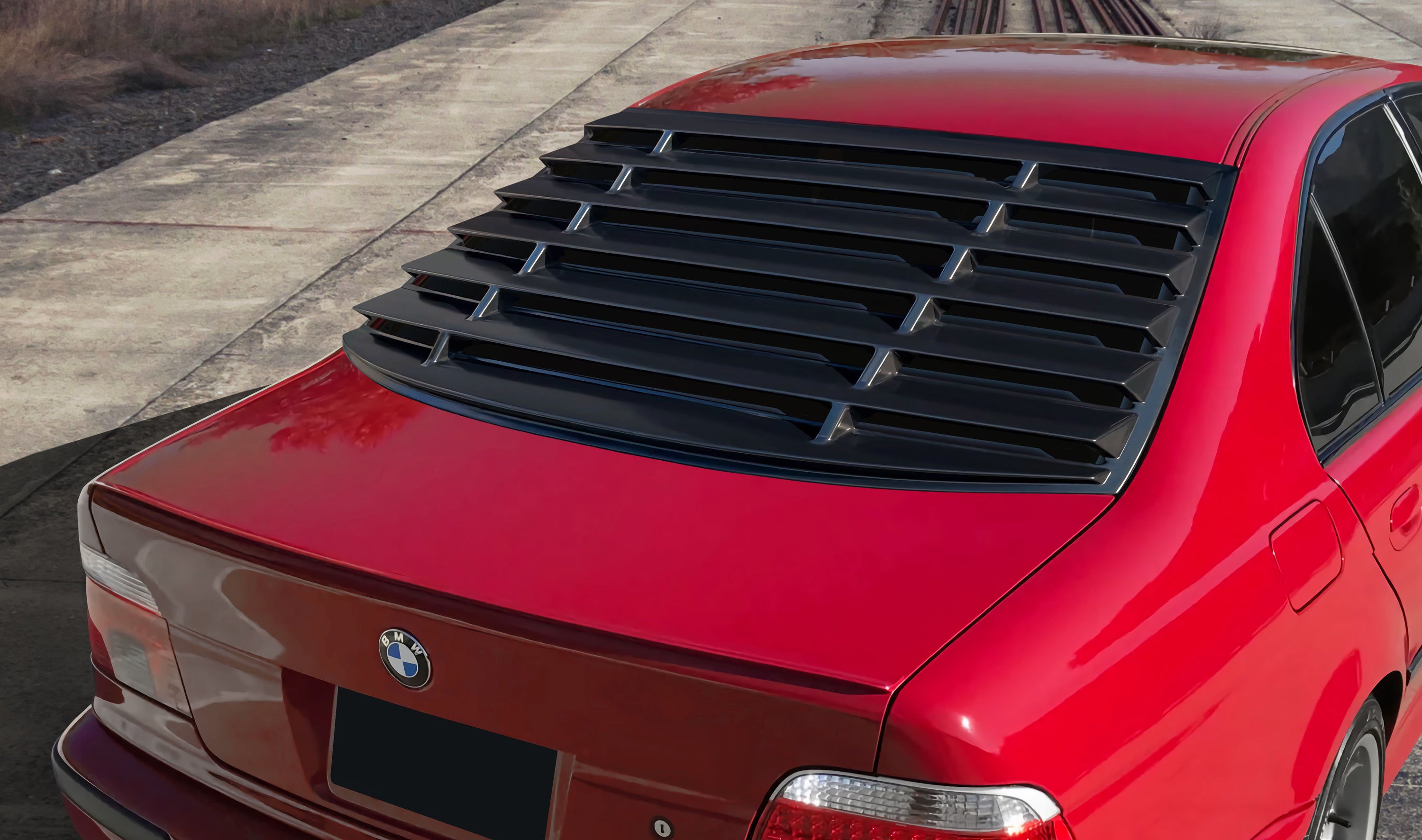BMW E39 REAR WINDOW LOUVER ABS