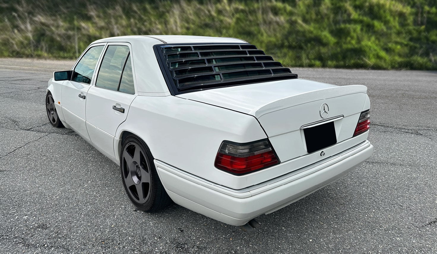 W124 REAR SPOILER ABS PLASTIC FOR SEDAN