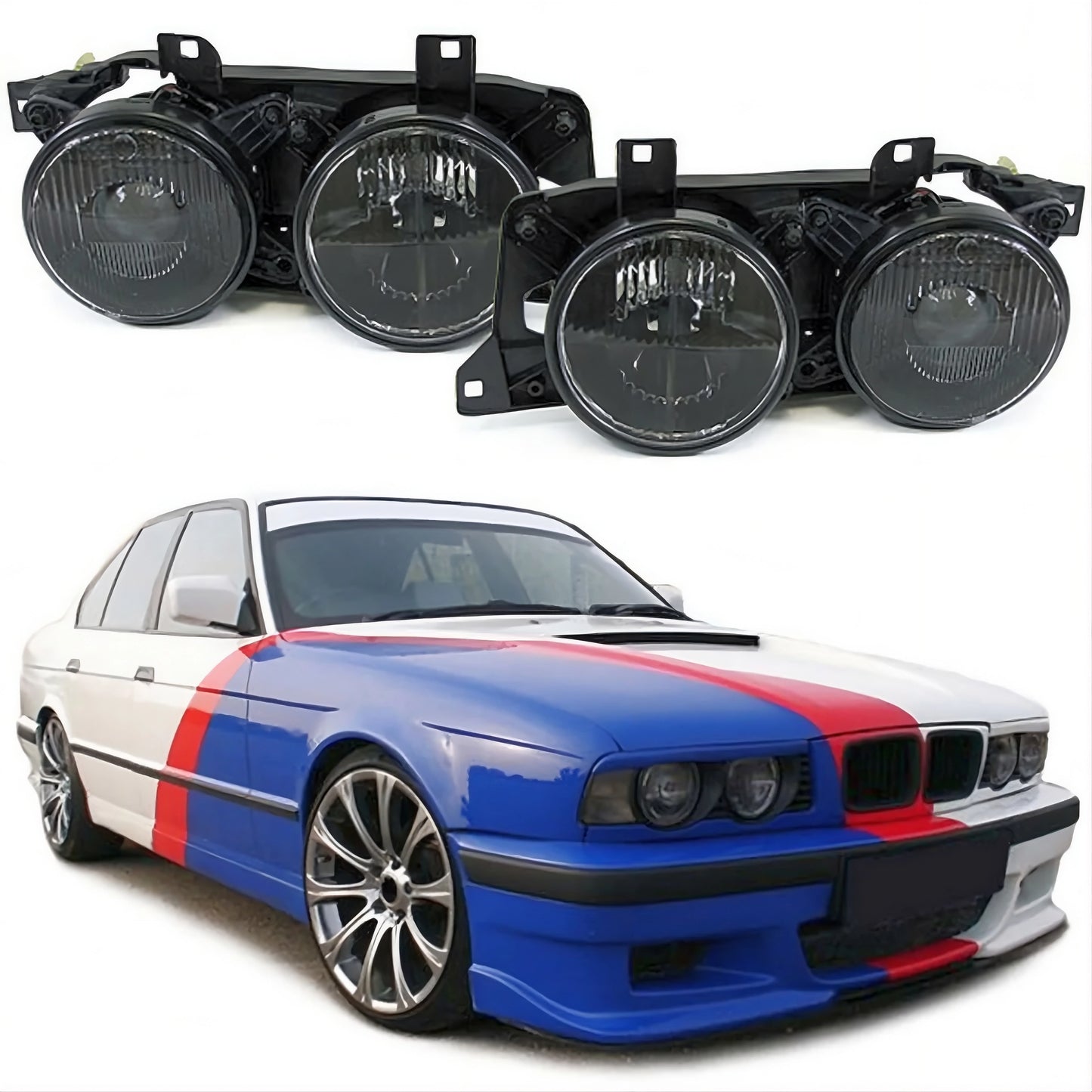 BMW E34/E32 HELLA BLACK STYLE HEADLIGHTS