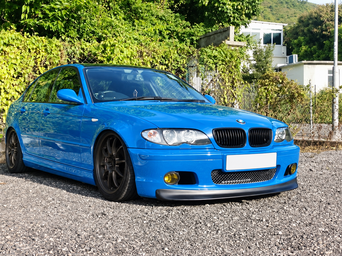 BMW E46 CSL STYLE FRONT LIP FOR M-SPORT BUMPER