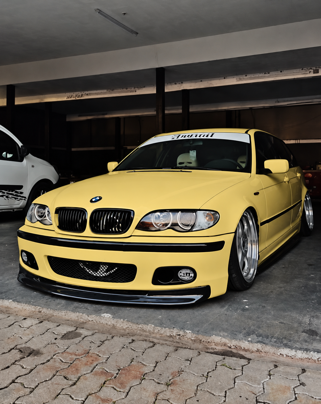 BMW E46 CSL STYLE FRONT LIP FOR M-SPORT BUMPER