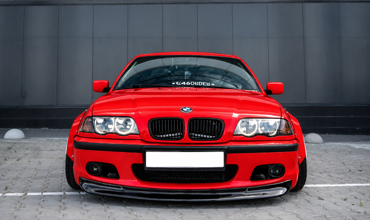 BMW E46 CSL STYLE FRONT LIP FOR M-SPORT BUMPER