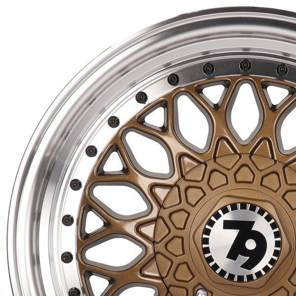 15" SEVENTY9 SV-E BRONZE WHEELS – 4x 7Jx15 4x100/4x114.3