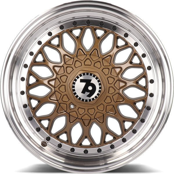 15" SEVENTY9 SV-E BRONZE WHEELS – 4x 7Jx15 4x100/4x114.3
