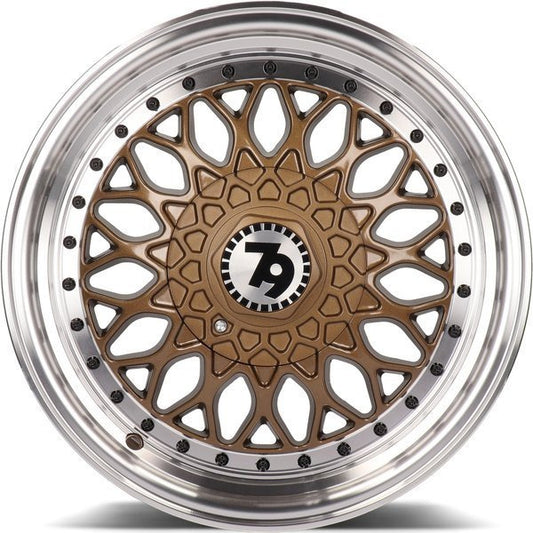 15" SEVENTY9 SV-E BRONZE WHEELS – 4x 7Jx15 4x100/4x114.3