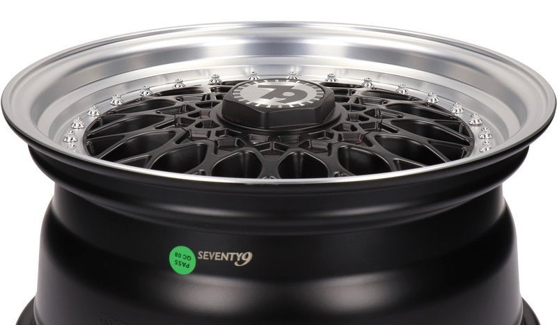 15" SEVENTY9 SV-E BLACK WHEELS – 4x 7Jx15 4x100/4x114.3