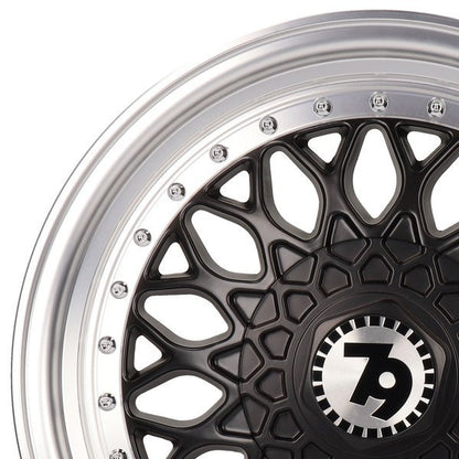 15" SEVENTY9 SV-E BLACK WHEELS – 4x 7Jx15 4x100/4x114.3