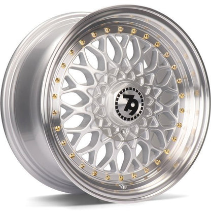 15" SEVENTY9 SV-E SILVER WHEELS – 4x 7Jx15 4x100/4x114.3
