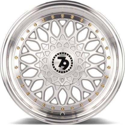 15" SEVENTY9 SV-E SILVER WHEELS – 4x 7Jx15 4x100/4x114.3