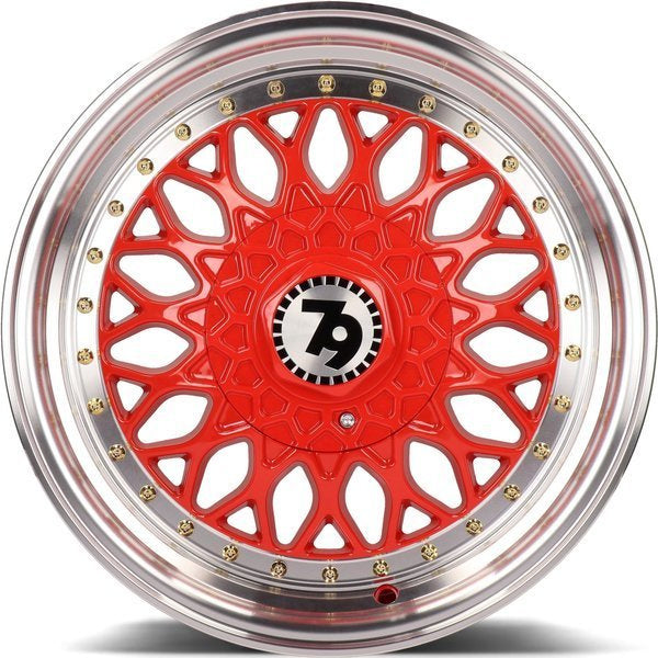 17" SEVENTY9 SV-E RED WHEELS – 4x 7.5Jx17 5x112/5x120