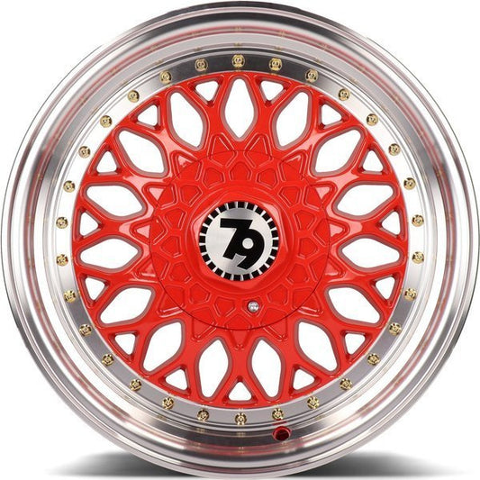 17" SEVENTY9 SV-E RED WHEELS – 4x 7.5Jx17 5x112/5x120
