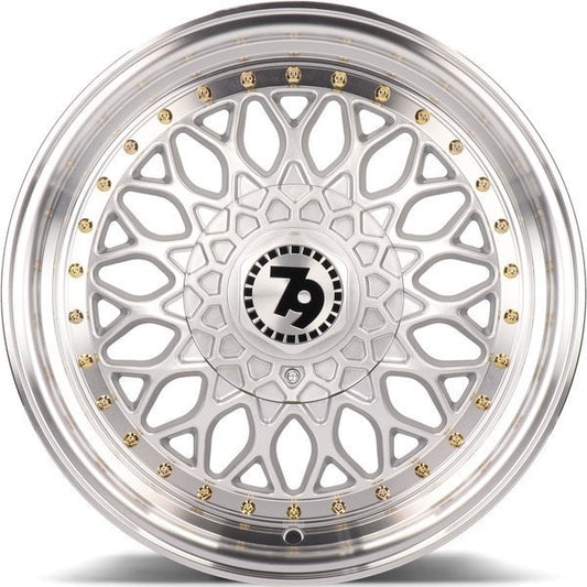 17" SEVENTY9 SV-E SILVER WHEELS – 4x 7.5Jx17 5x112/5x120