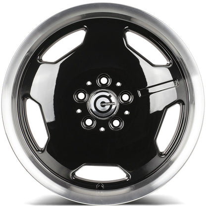 17" CARBONADO RETRO BLACK WHEELS – F: 8.0J ET35 / R: 9J ET35