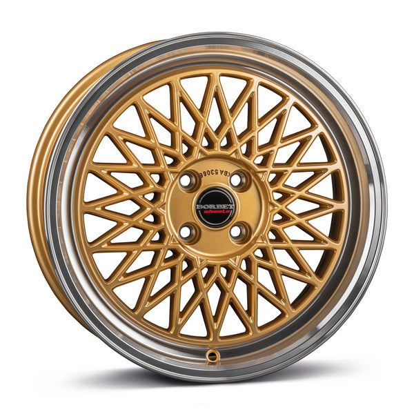18" BORBET B GOLD WHEELS – 4x 8Jx18 5x120