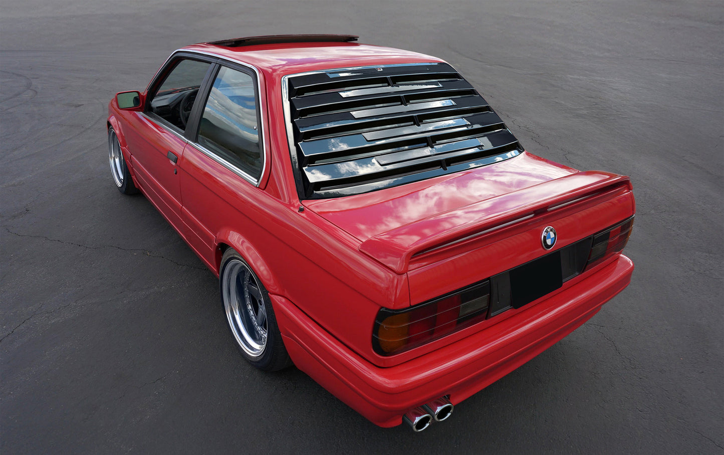 BMW E30 REAR WINDOW LOUVER ABS
