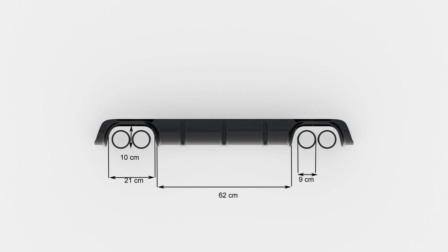 BMW E39 M-SPORT/M5 DIFFUSER ABS
