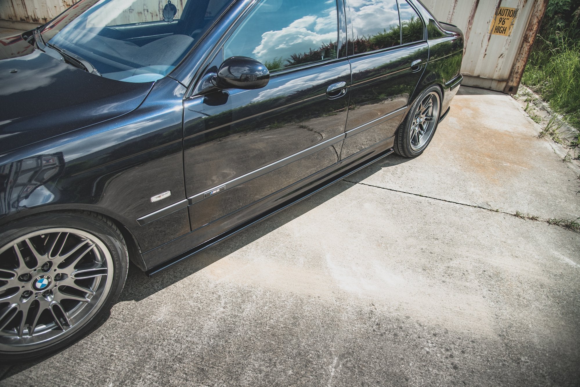 BMW E39 M-SPORT SIDE SKIRT SPLITTERS ABS
