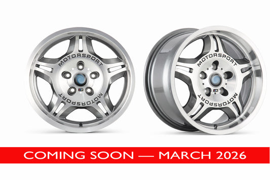 17" MOTORSPORT STYLE – F: 7.5J ET41 / R: 8.5J ET41 – 5x120