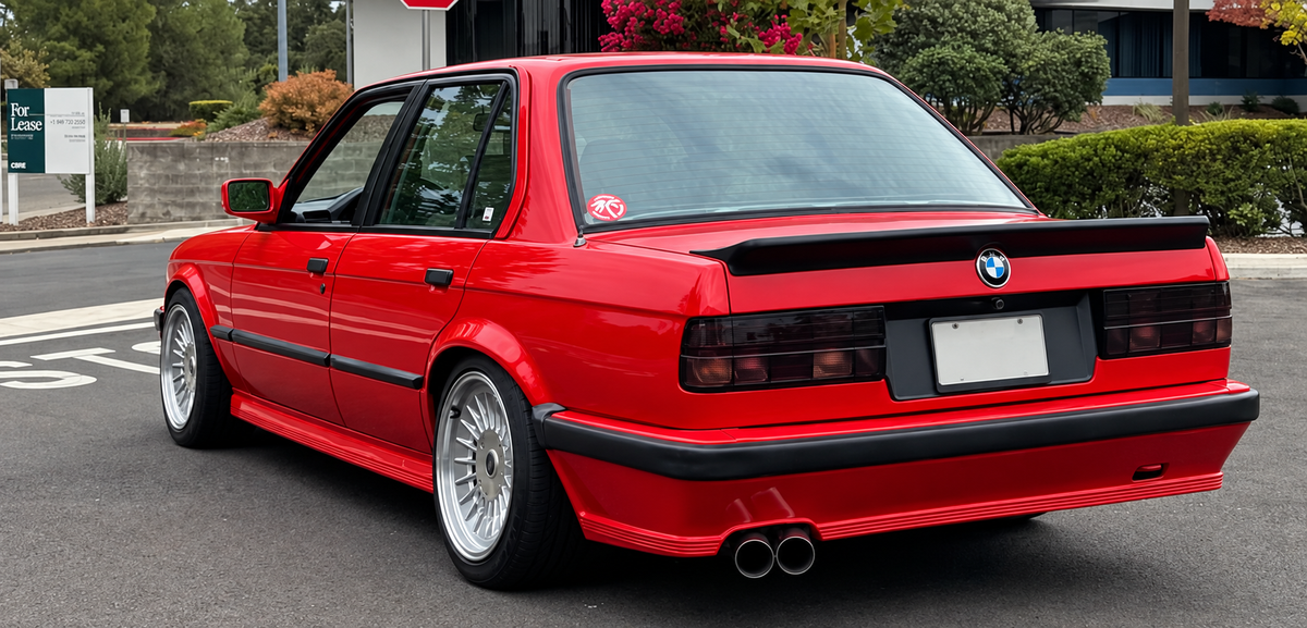 BMW E30 M-TECH I STYLE REAR ADD ON